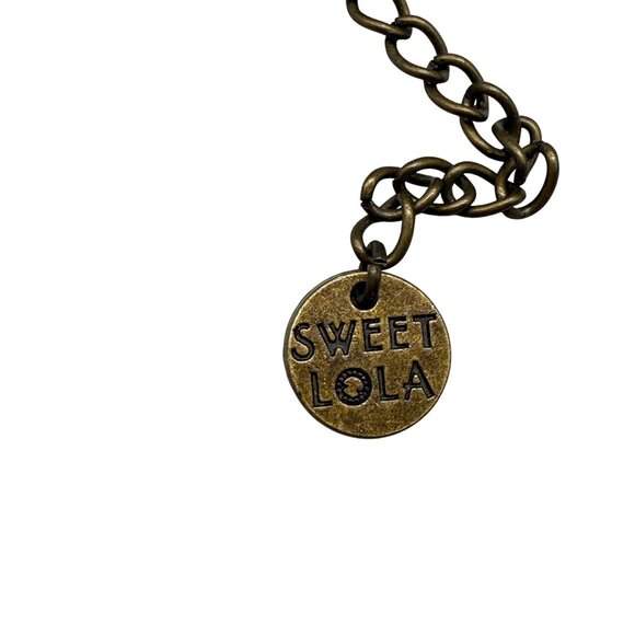 Sweet Lola Clear Crystal Beaded Station Tassels Chain Y Drop Neckline - Picture 5 of 5